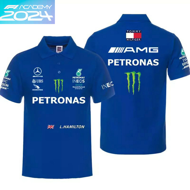 2024 Polo Monster Energy Mercedes-AMG Petronas F1 Team Coton Homme